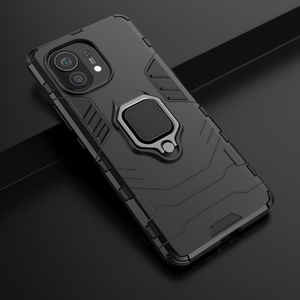 Puhelimen suojakuori Ring Armor Xiaomi Mi 11 musta