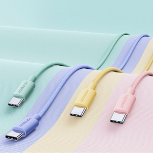 USB-kaapeli Joyroom S-1030M13 vaaleanpunainen Lightning 100cm