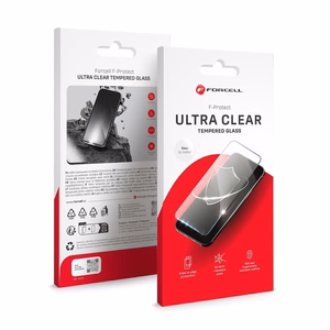 Karkaistu lasi Samsung A24 4G / A25:lle Forcell Ultra Clear Glass musta