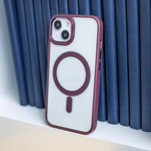 Phone Case "MagCase Satin" for Apple iPhone 16 Pro Bordo