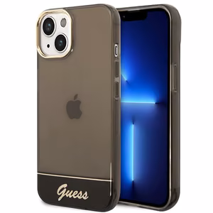 Guess GUHCP14MHGCOK iPhone 14 Plus 6.7 "musta / musta kovakotelo läpikuultava
