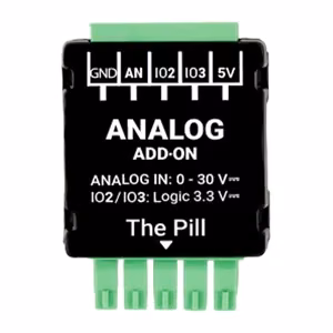 SHELLY 0-30V analogiamoduuli – Shelly Pill -lisäosa