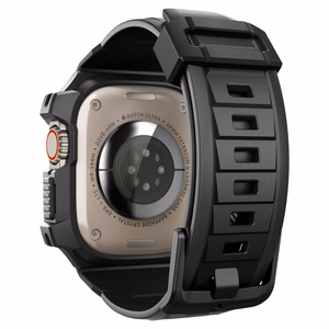 Spigen Rugged Armor Pro Apple Watch Ultra (49mm) Strap Case - Black