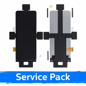 LCD-näyttö Samsung F711 Z Flip3 (SISEMPI) musta (Service Pack) (NF-versio)
