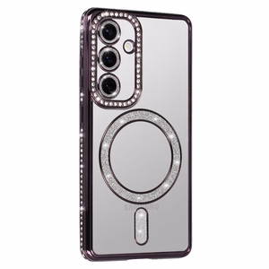 Puhelinkuori Bling MagSafe Samsung Galaxy A26 5G violetti (m)