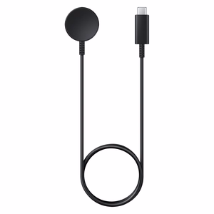 Samsung nopea langaton laturi Samsung Galaxy Watch 3/4/5, Galaxy Active / Active 2 -älykelloille musta (EP-OR900BBEGWW)