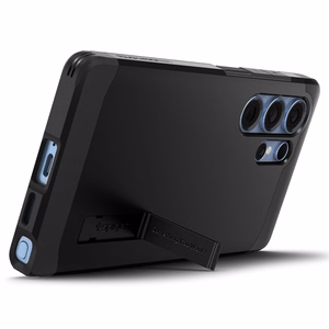 Spigen Tough Armor MagSafe suojakuori Samsung Galaxy S25 Ultra -puhelimelle musta