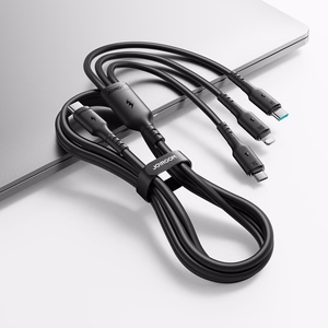 USB Kaapeli Joyroom S-A61 USB-C USB-C/Lightning/MicroUSB 3.5A 1.2m musta