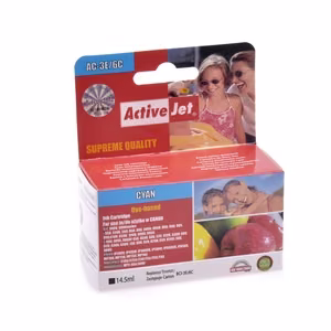 ActiveJet CI-3e/6C -mustekasetti Canon-tulostimiin, syaani
