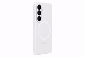 Samsung Silicone Magnet Suojakuori Samsung Galaxy S26:lle, MagSafe-yhteensopiva - valkoinen