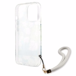 Guess GUHCP13LHFLSN iPhone 13 Pro / 13 6.1" green/green hardcase Flower Strap