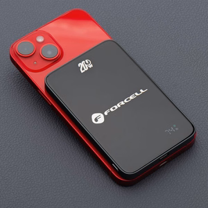 Varavirtalähde MagSafella Forcell F-Energy SuperSlim F5K8 QC4.0 PD3.0 15W 5000 mAh musta