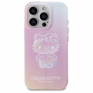 Hello Kitty IML 50th Anniversary Magsafe iPhone 16 Pro:lle Suojakuori - Vaaleanpunainen