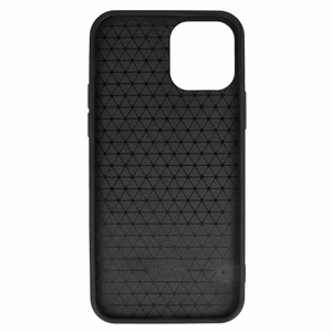 Tel Protect CARBON Suojakuori iPhone 12 Pro Max:lle musta punaisella raidalla