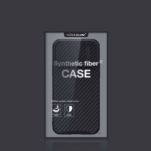 Nillkin Synthetic Fiber S Case iPhone 14 Pro Max kotelo kamerasuojalla, musta
