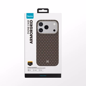 Benks Magnetic Armor Air Armor Grid Kevlar suojakuori Metal Frame 600D (A070) iPhone 17 Pro Max:lle kultainen
