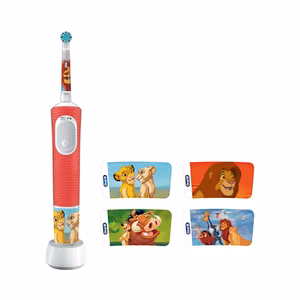 Oral-B Pro Kids 3+ Lion King – rechargeable children's electric toothbrush, 1 brush head, 2 cleaning modes, blue