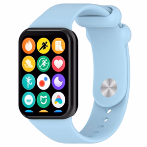 SILIKONIHIHNA MI BAND 8 PRO /M8 PRO (4). VAALEANSININEN
