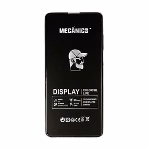 Mecanico LCD Näyttö T2O Samsung Galaxy A72 4G:lle musta kehyksellä