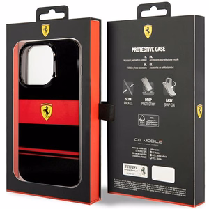 Ferrari FEHMP14XUCOK iPhone 14 Pro Max 6.7" black/black hardcase IMD Combi Magsafe