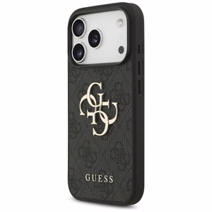 Guess 4G Strap 4G Classic Logo Suojakuori iPhone 17 Prolle - musta