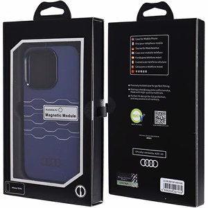 Audi IML MagSafe Suojakuori iPhone 15 Pro:lle - sininen