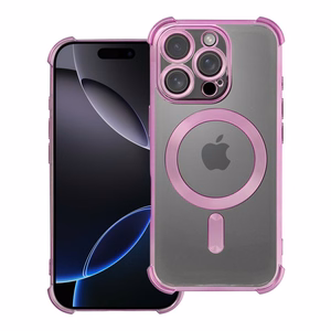 Suojakuori iPhone 16 PRO:lle Antishock Electro MagSafe-yhteensopiva violetti