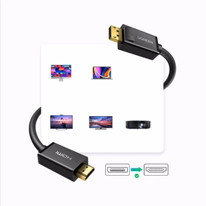 Ugreen DP101 DisplayPort - HDMI -kaapeli 4K 3m - musta
