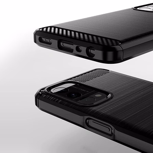 Carbon Case Joustava suojus OnePlus Nord N200 5G musta