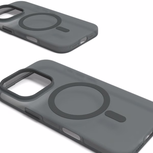 Puro Daylight MagSafe Silikoninen Suojakuori iPhone 16 Pro Maxille - musta