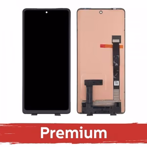 LCD-näyttö yhteensopiva Motorola Edge 20 / Edge 20 Pro musta OEM