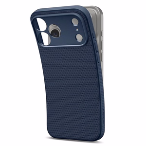 Spigen Liquid Air suojakuori mallille iPhone 18 Pro / 17 Pro – väri: tummansininen