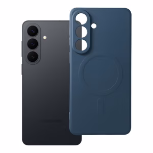Case for Samsung S26 PLUS Silicone Mag Cover compatible with MagSafe blue