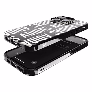 Adidas OR Snap Case Logo iPhone 14 Pro 6.1 musta/musta 50246