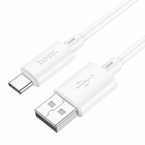 Cable USB A to USB C Hoco 3A 1 m X88 white