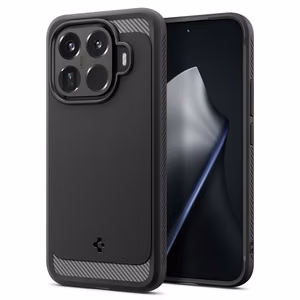 Spigen Rugged Armor Suojakuori Xiaomi 15T Pro:lle - Musta