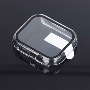 Bestsuit kuori hybridilasilla Apple Watch Series 7/8/9 45mm - kirkas