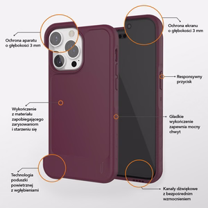 Ugly Rubber L -kuori iPhone 15 Plus 6,7'' musta