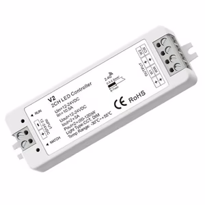 V2 LED-ohjain 12-24V, 2x5A