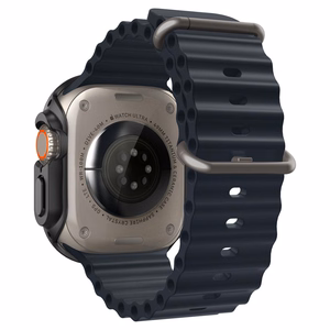Spigen Thin Fit Suojakuori Apple Watch Ultra (49mm):lle - musta