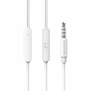 Borofone Earphones BM36 Acura with microphone white