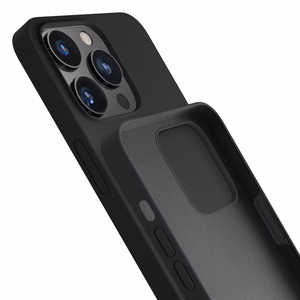 3mk Silikoninen Suojakuori iPhone 16 Pro:lle - Musta