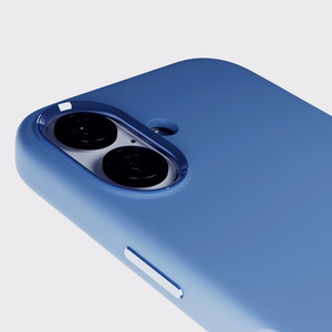 Puro Icon Mag Pro MagSafe Silikoninen Suojakuori iPhone 16:lle - sininen