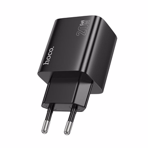 Puhelinlaturi Hoco 2 x USB C + 2 x USB A QC3.0 PD 3A 20W N55 musta