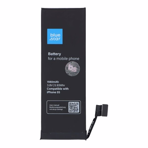 Akku iPhone 5S:lle 1560 mAh Blue Star HQ