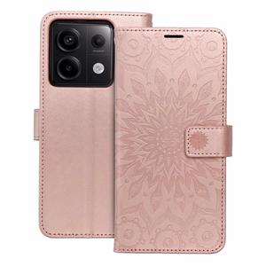 MEZZO kirjakotelo XIAOMI Redmi Note 13 Pro 5G:lle mandala ruusukulta