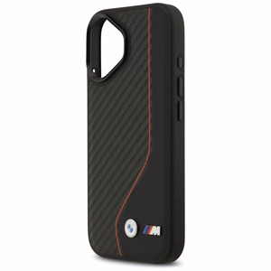 BMW M Carbon Line & Logo MagSafe Suojakuori iPhone 17:lle - punainen