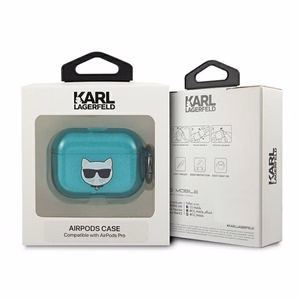 Karl Lagerfeld Choupette AirPods Pro -kotelo - sininen
