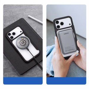 Dux Ducis Skin X Pro Suojakuori iPhone 17 Pro Max:lle Lompakolla, MagSafe-yhteensopiva - Musta
