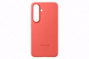 Samsung Silicone Case -suojakuori Samsung Galaxy S25 -puhelimelle, punainen